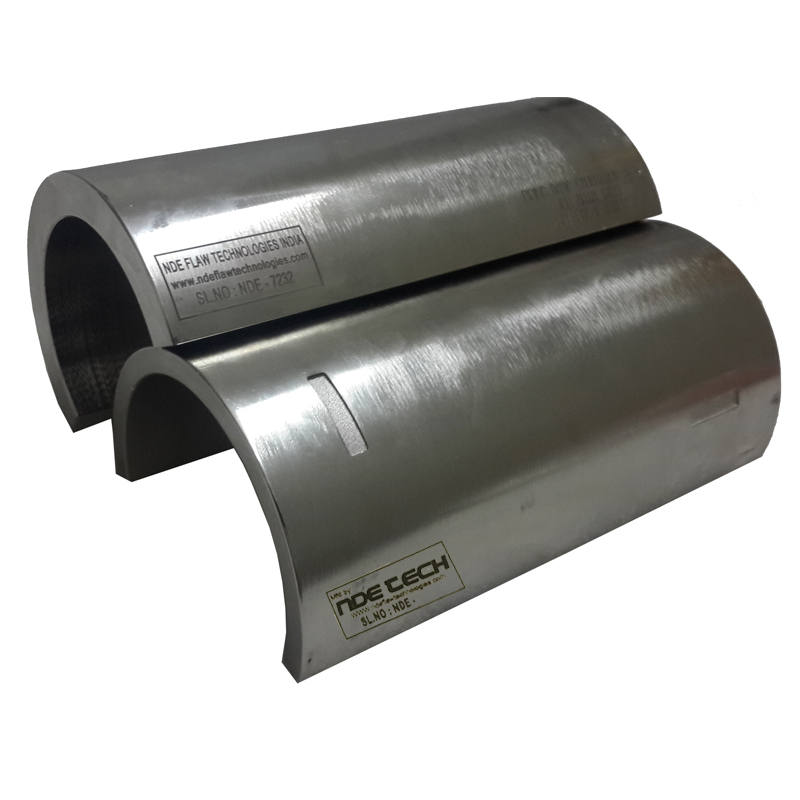 ASME Sec V Basic Calibration Block ½" Alloy Steel Short Version